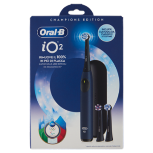 Oral-B IO 2 Champion Edition Spazzolino Elettrico Denti Ricaricabile Ocean Blue