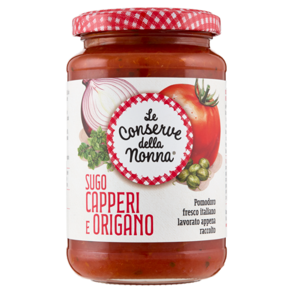 Le Conserve della Nonna Sugo Capperi e Origano 350 g