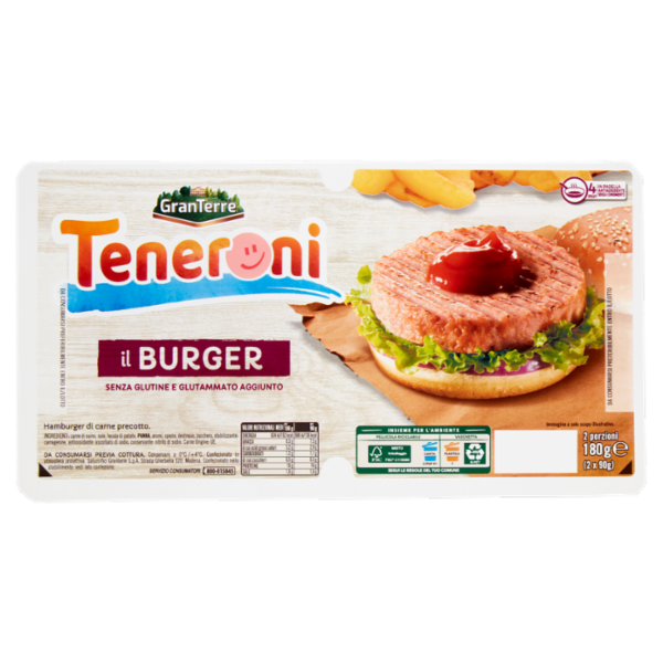 Teneroni il Burger 2 x 90 g
