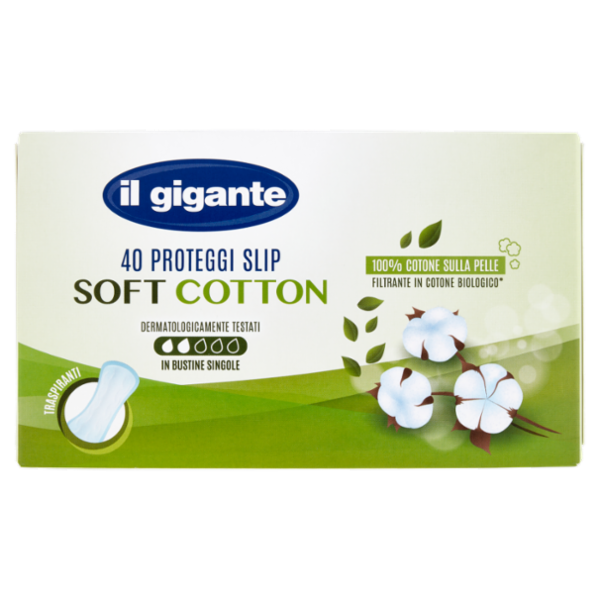 IL GIGANTE Proteggi Slip Soft Cotton 40 pz