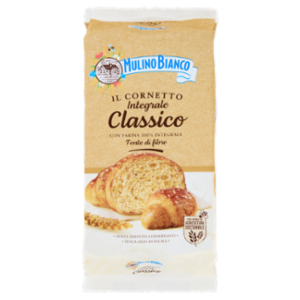 Mulino Bianco Cornetti Integrali Merenda Con 100% Farina Integrale 6 Pezzi 240g