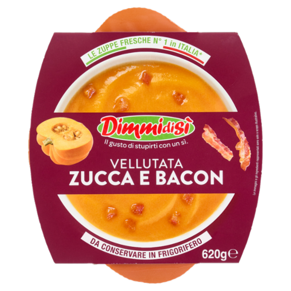 DimmidiSì Vellutata Zucca e Bacon 620 g