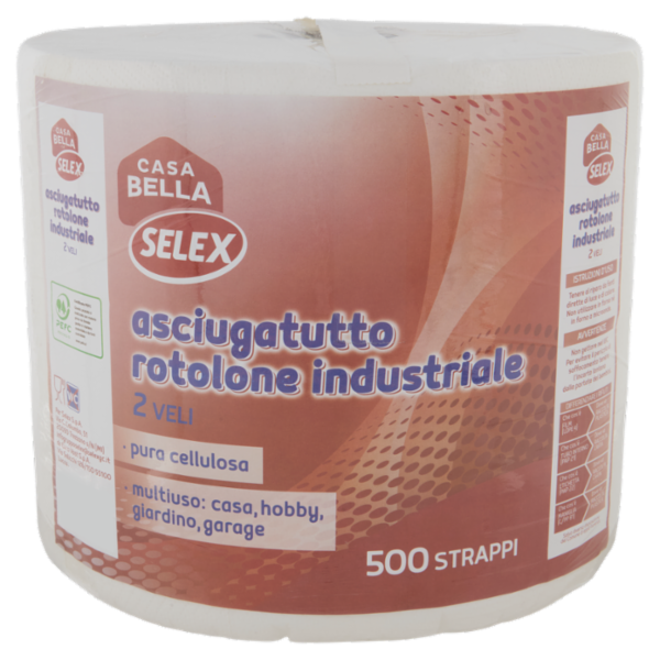 Selex Casa Bella Asciugatutto 2 Veli Bobina 500 Strappi