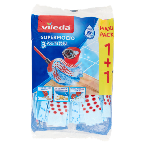 Vileda Supermocio 3Action 2 pz