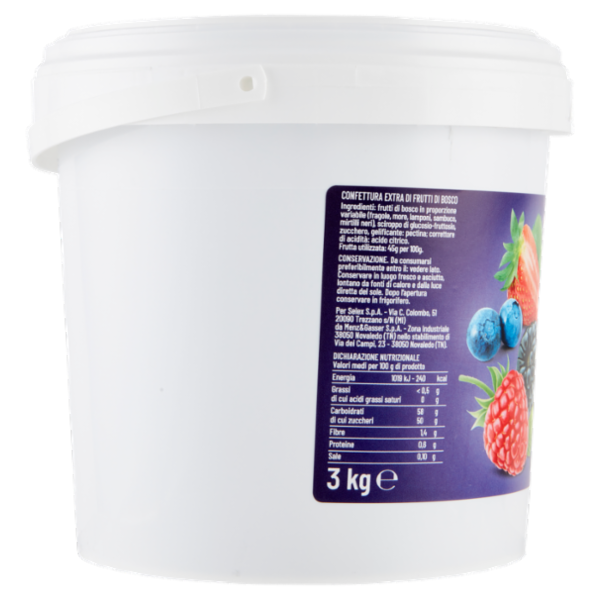 Sù Confettura Extra di Frutti di Bosco 3 kg