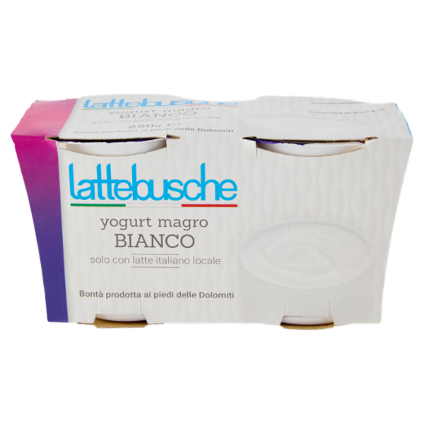 lattebusche yogurt magro Bianco 2 x 125 g
