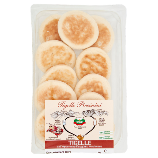 Tigelle Piccinini Tigelle dell'Appennino Reggiano Modenese 0,170 kg