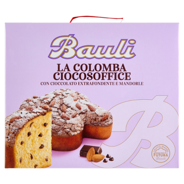 Bauli la Colomba Ciocosoffice con Cioccolato Extrafondente e Mandorle 750 g