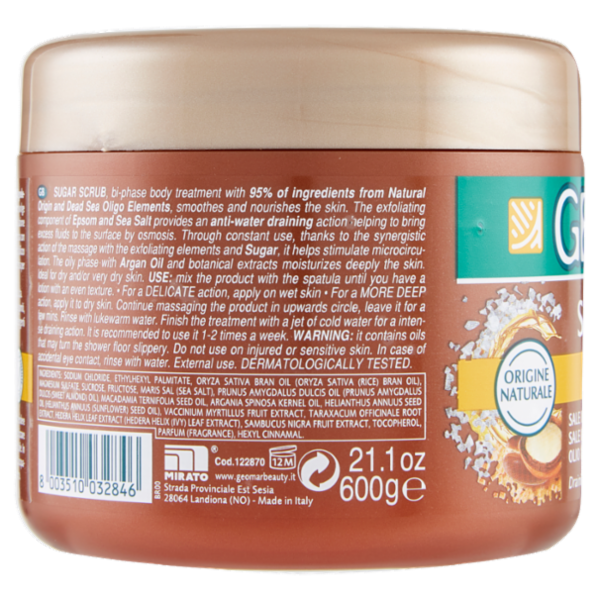 Geomar Sugar Scrub Drenante 600 g