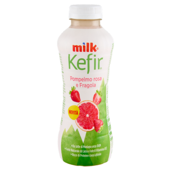 Milk Kefir Pompelmo rosa e Fragola 480 g
