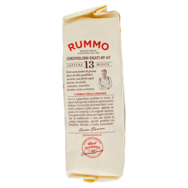 Rummo Le Leggendarie Conchiglioni Rigati N° 147 500 g