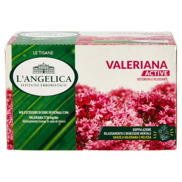 L'Angelica Le Tisane Valeriana Active 18 Filtri 32,4 g