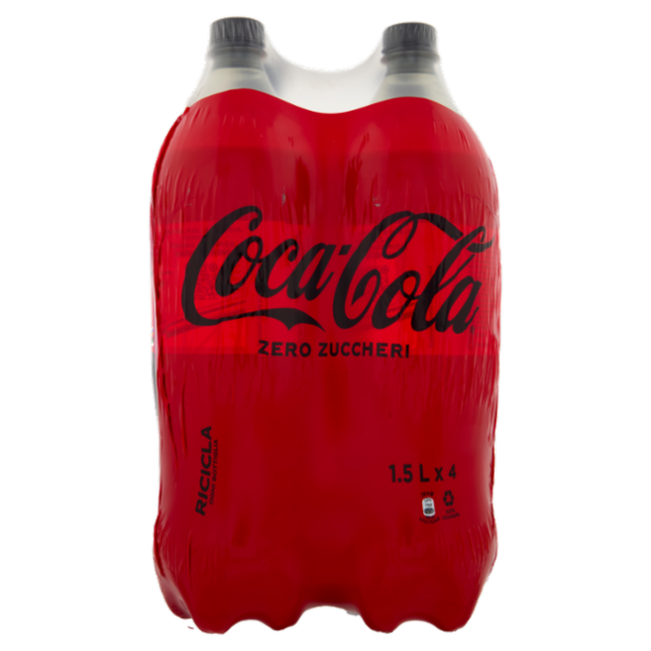 Coca-Cola Zero PET 4 x 1,5 L