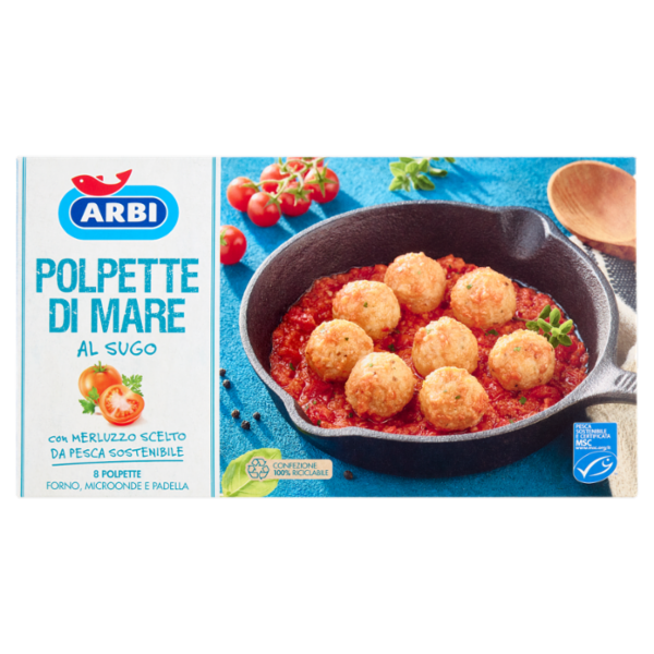 Arbi Polpette di Mare al Sugo 8 Polpette 400 g