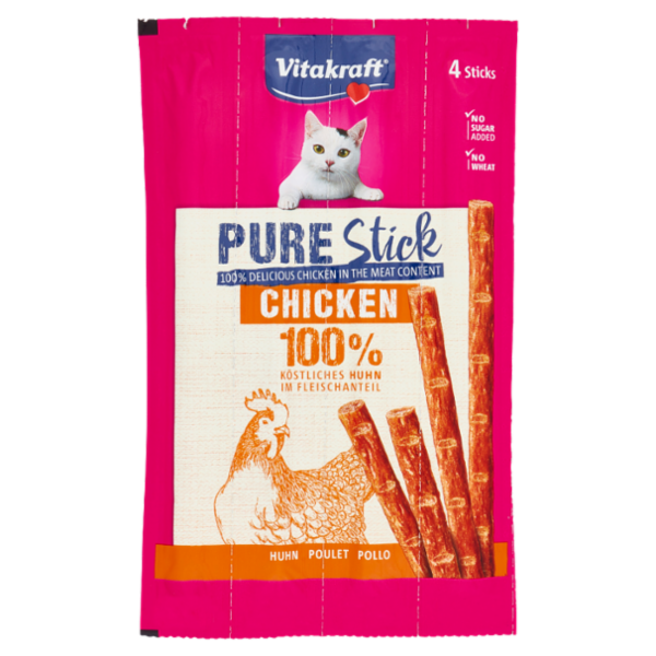Vitakraft Pure Stick Chicken 100% 4 x 5 g
