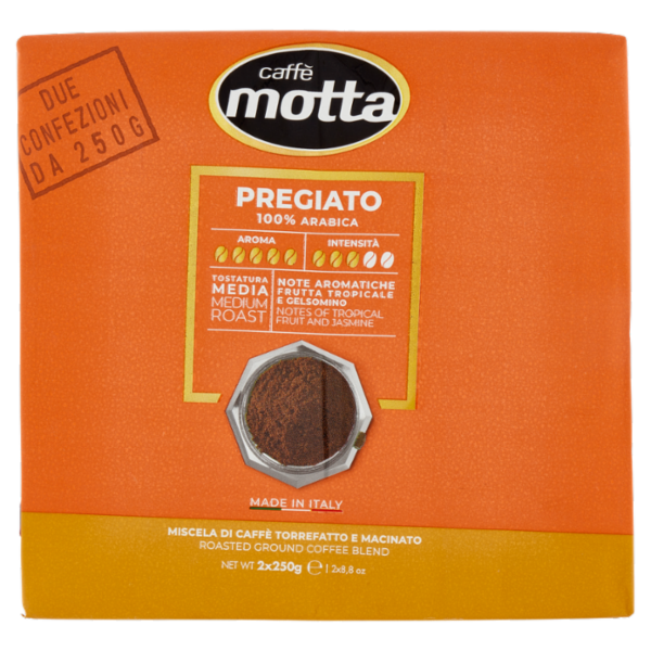 caffè motta Pregiato 100% Arabica 2 x 250 g