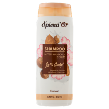Splend'Or Shampoo Latte Di Mandorla e Karitè Let's Curly! 300 ML