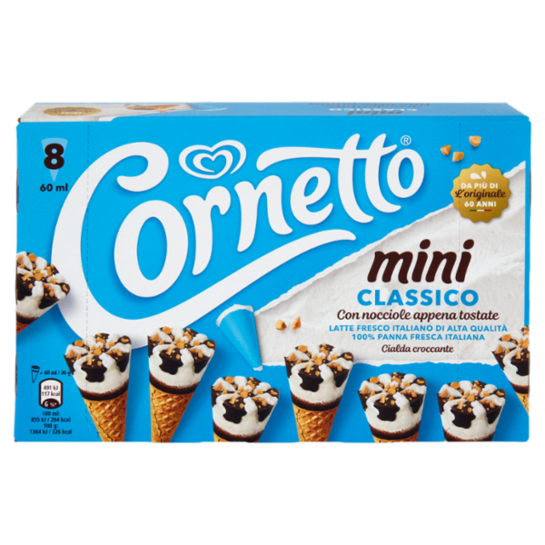 Cornetto Algida mini Classico 8 Gelati 288 g