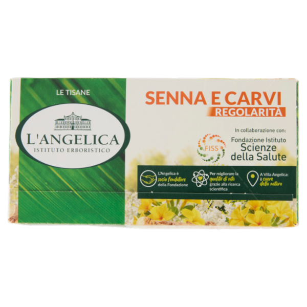 L'Angelica Le Tisane Senna e Carvi Regolarità 18 Filtri 34,2 g