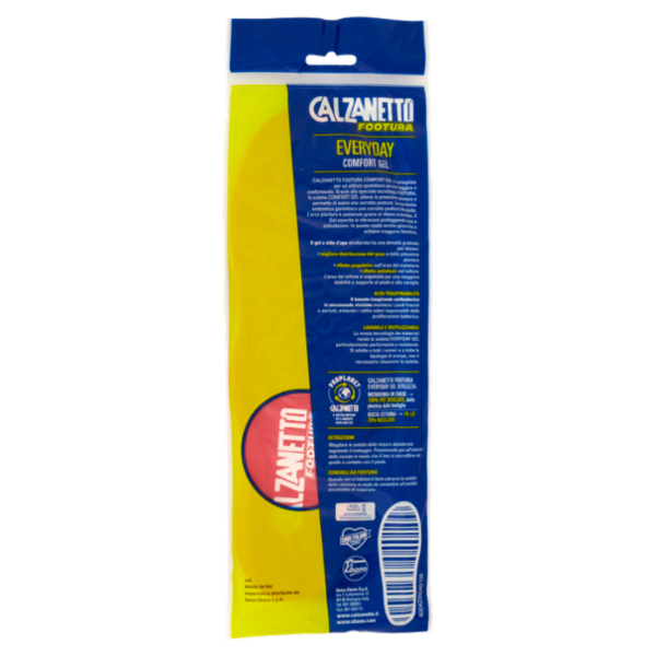 Calzanetto Footura Everyday Gel Comfort Gel Size 36.5/40.5