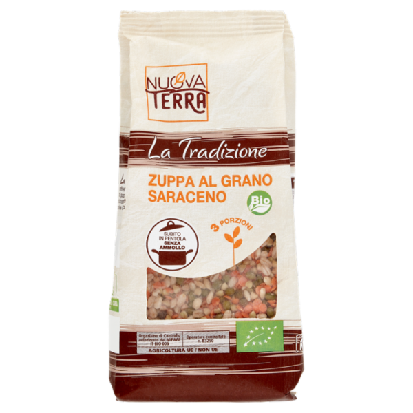 Nuova Terra La Tradizione Zuppa al Grano Saraceno Bio 250 g