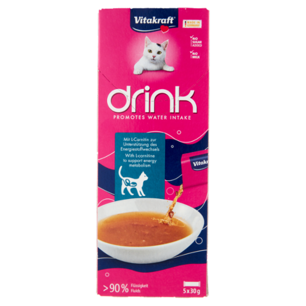 Vitakraft drink salmone + L-Carnitin 5 x 30 g