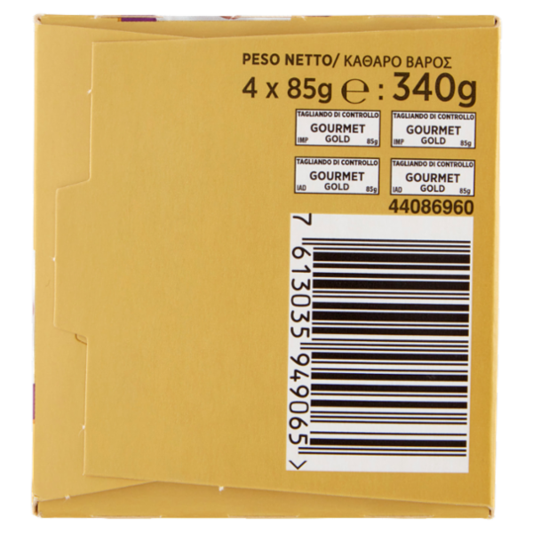 PURINA GOURMET Gold Tortini Agnello & Fagiolini / Tacchino & Spinaci 4 x 85 g