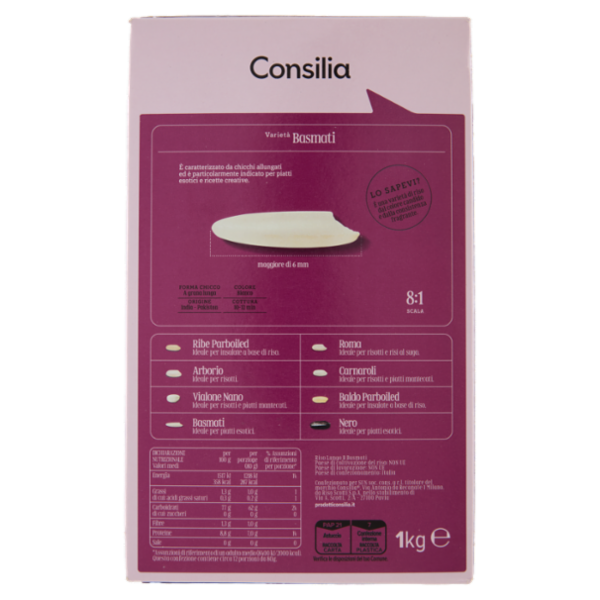 Consilia Riso Basmati 500 g