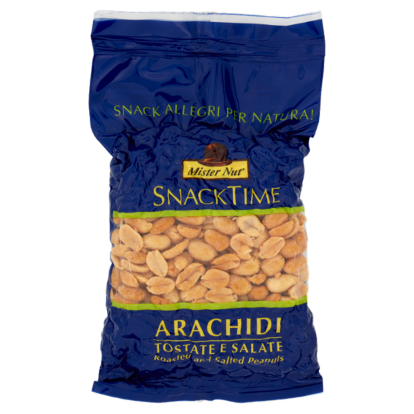 Mister Nut Snack Time Arachidi Tostate e Salate 250 g