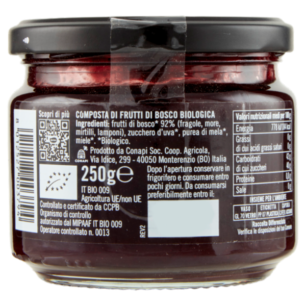 Mielizia Bio Frutti di Bosco 250 g