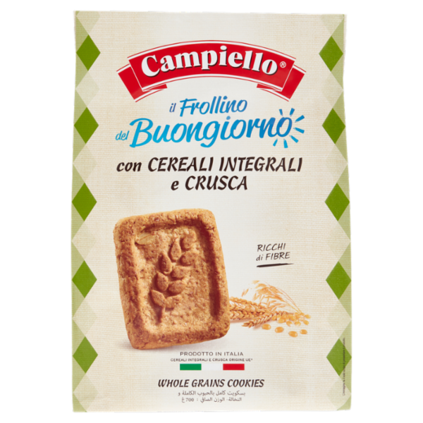 Campiello il Frollino del Buongiorno con Cereali Integrali e Crusca 700 g