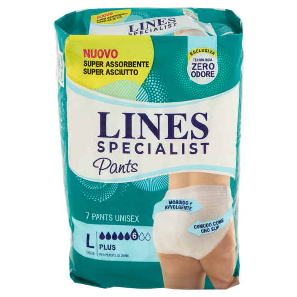 Lines Specialist Pants Unisex Plus Taglia L 7 pz