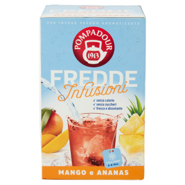 Pompadour Fredde Infusioni Mango e Ananas 18 x 2,5 g