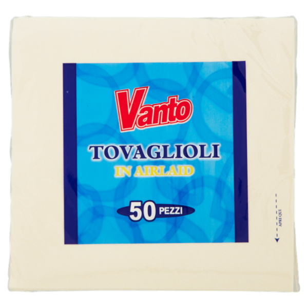 Vanto Tovaglioli Airlaid 40x40 cm Champagne 50 pezzi