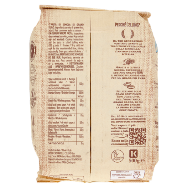 F.lli Cellino La Classica Pennette Rigate N°72 500 g