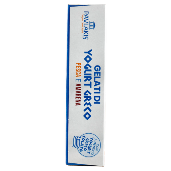 Pavlakis Gelati di Yogurt Greco ai Gusti Pesca e Amarena 4 x 70 g