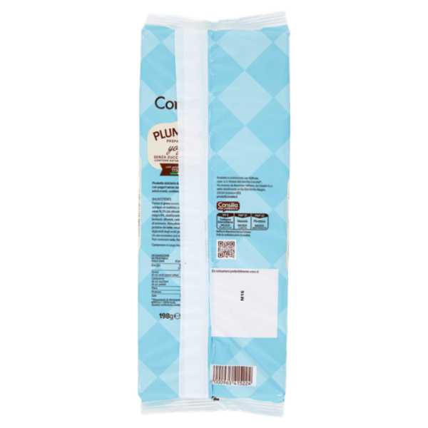 Consilia Plum Cake Preparati con Yogurt Senza Zuccheri Aggiunti 6x33 g