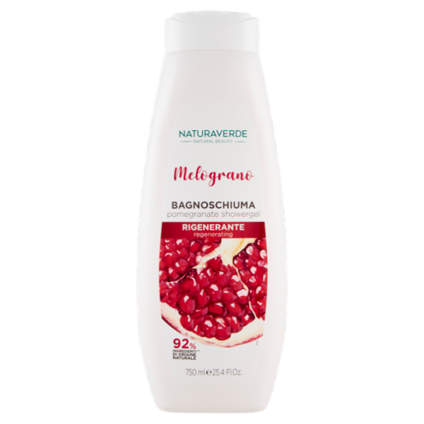 Naturaverde Natural Beauty Melograno Bagnoschiuma Rigenerante 750 ml
