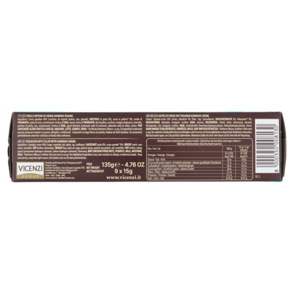 Grisbì Gianduia Vegan 9 x 15 g