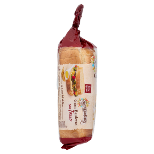 Mulino Bianco Gran Bauletto Pane con Grano Tenero e Farro 500g
