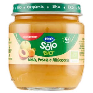Hero Solo Bio Mela, Pesca e Albicocca 120 g