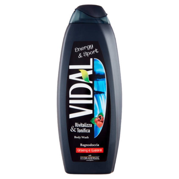 Vidal Energy & Sport Bagnodoccia Ginseng e Guaranà 600 ml