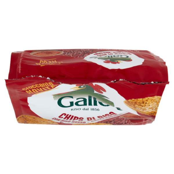 Gallo's Chips di Riso con Riso Rosso - Gusto Paprika 40 g