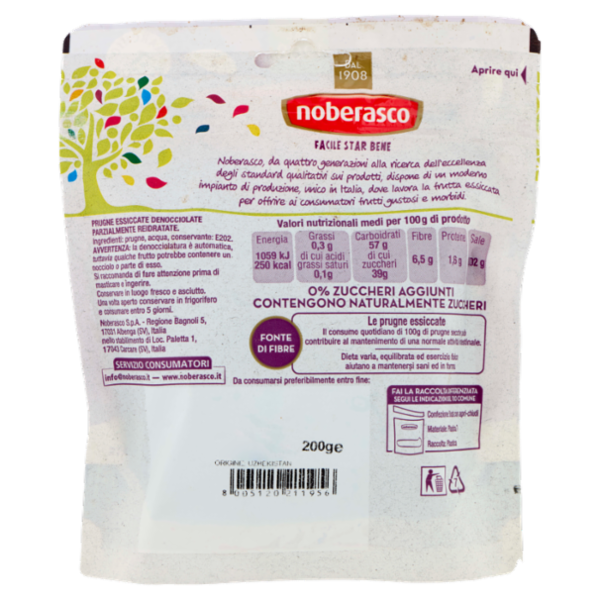 noberasco Viva la Prugna Denocciolate 200 g