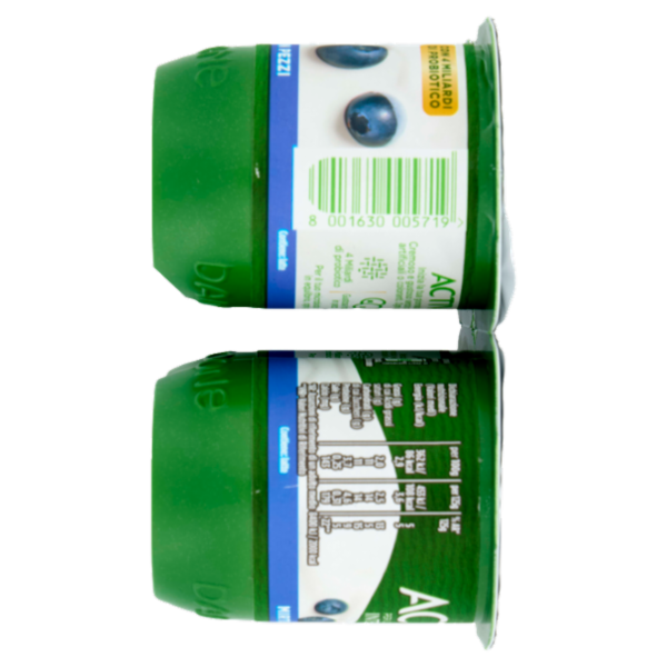 ACTIVIA Yogurt con Probiotico Bifidus, gusto Mirtillo, 4x125g