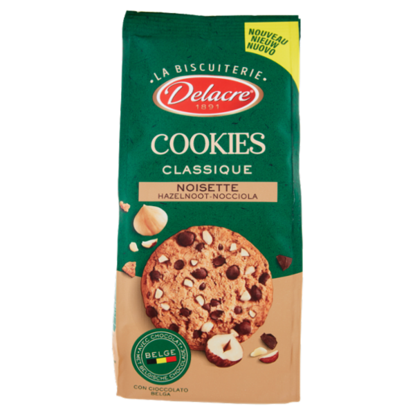 Delacre Cookies Classique Noisette Hazelnoot-Nocciola 136 g