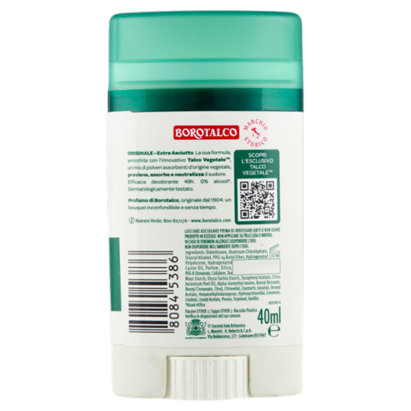 Borotalco Originale Profumo di Borotalco Deo Stick 40 ml