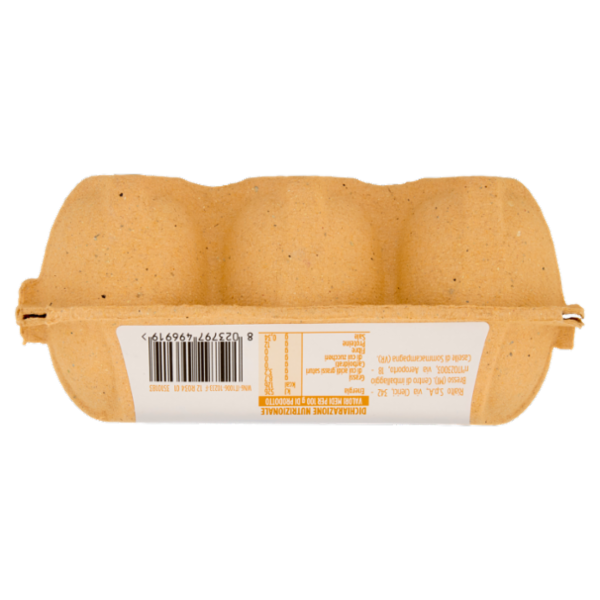 IL GIGANTE 6 Uova da allevamento a terra Pasta Gialla 330 g