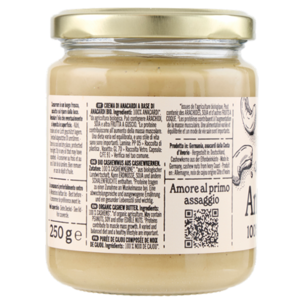 KoRo Crema di Anacardi Bio 250 g