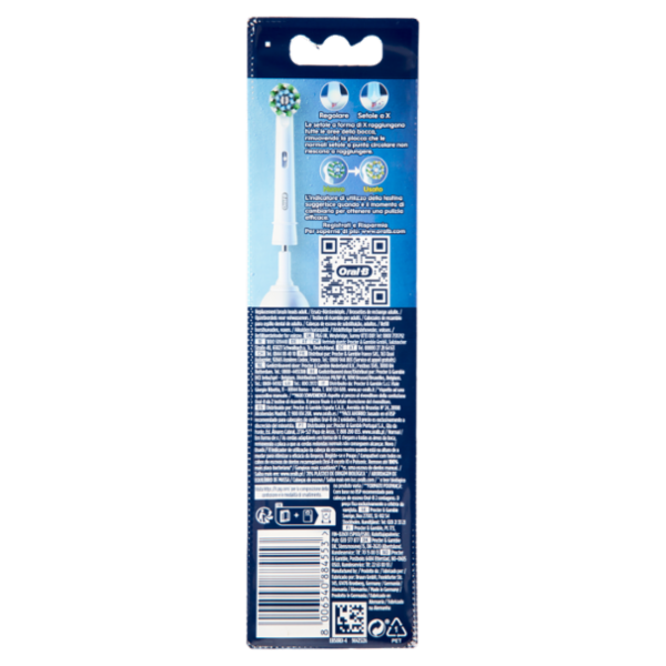 Oral-B Testine di Ricambio Pro Cross Action per Spazzolino Elettrico Denti Ricaricabile 4 pz